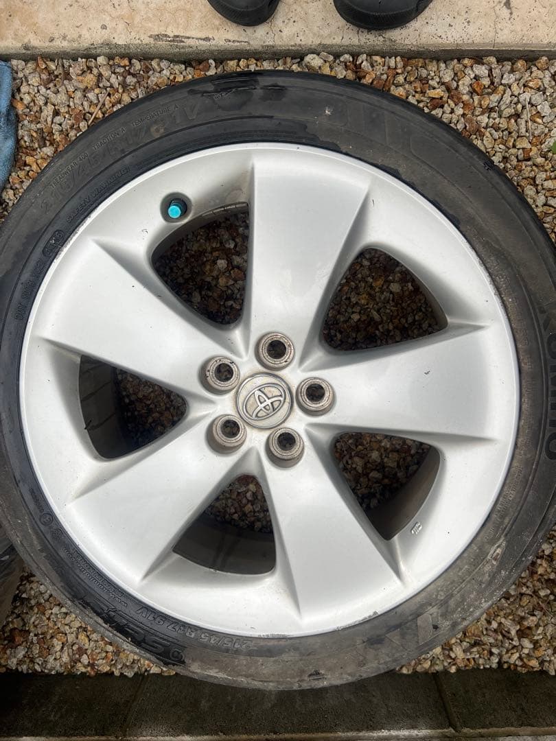 【ホワイトルビー】プリウス30 17インチ 純正ホイール