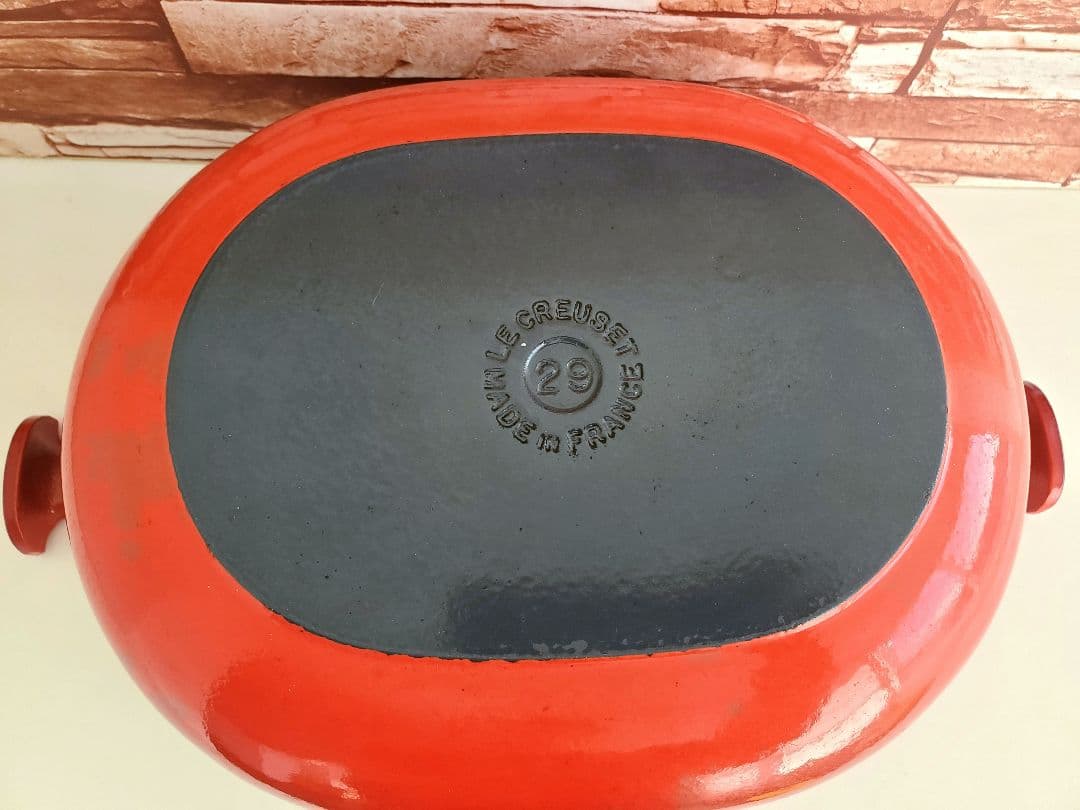 【希少品/値下げ中】ル・クルーゼ Enzo Mari エンツォ マリ大型オーバル