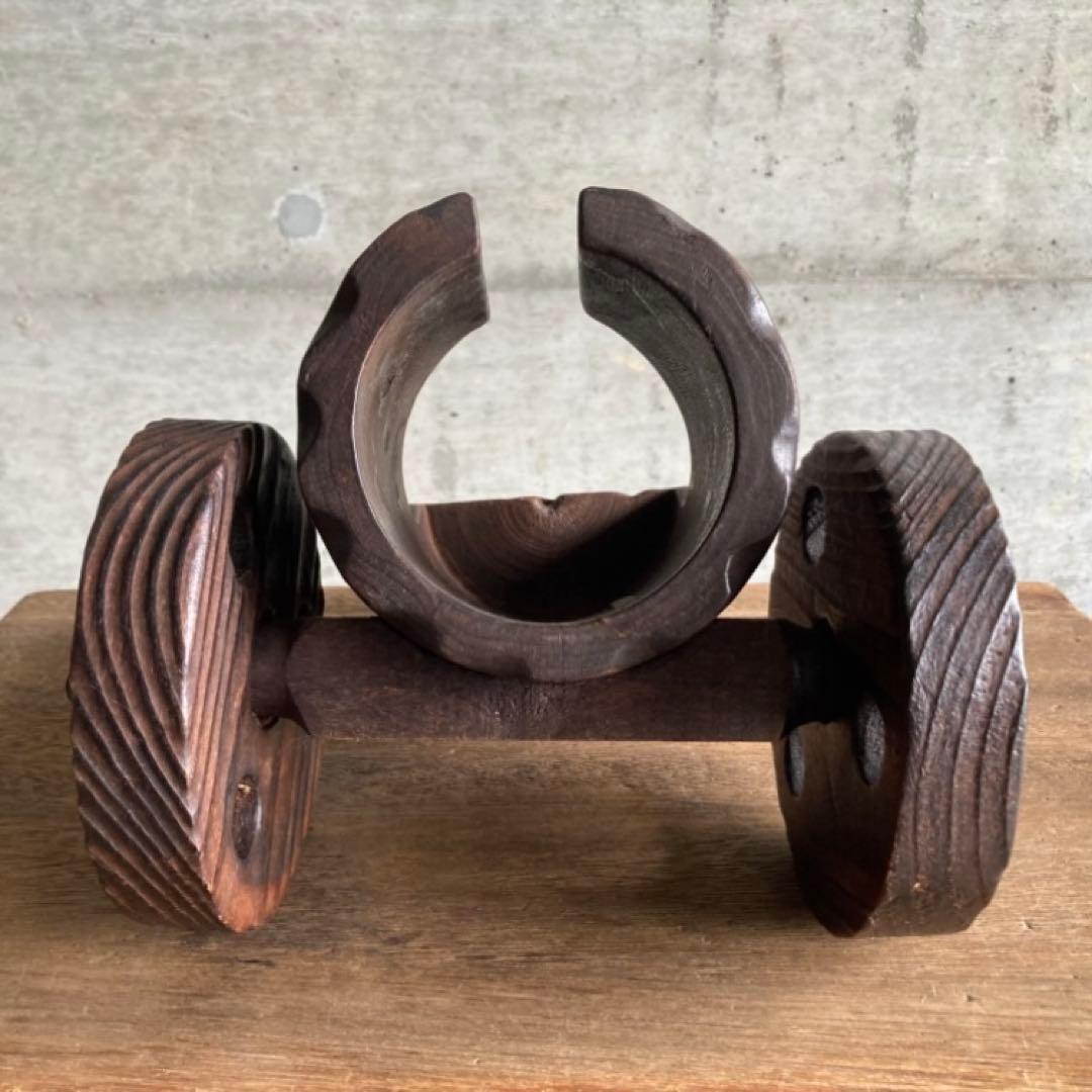 ワイン ボトル ホルダー ラック 籠 ポット 台 収納 籐 ラタン 木製 レトロ