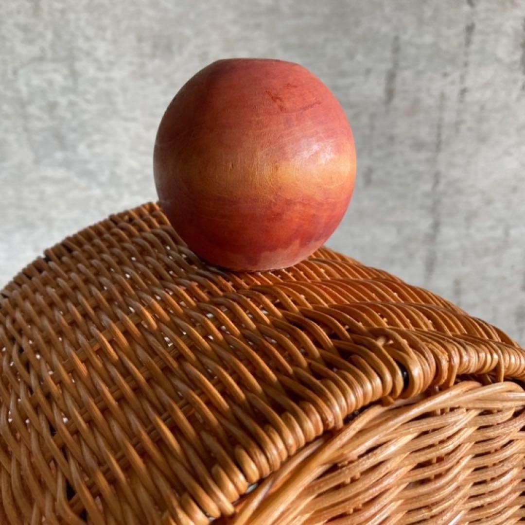 ワイン ボトル ホルダー ラック 籠 ポット 台 収納 籐 ラタン 木製 レトロ