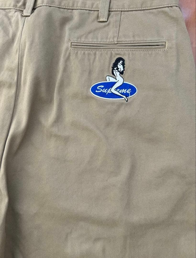 Supreme ベージュ チノパン　36