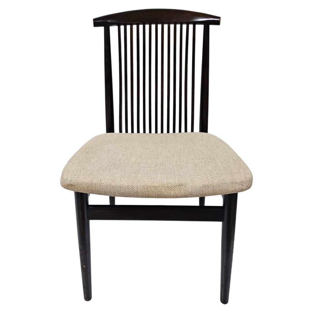 希少 旧ロゴ 飛騨産業 ダイニングチェア① スピンドルバック オールドキツツキ