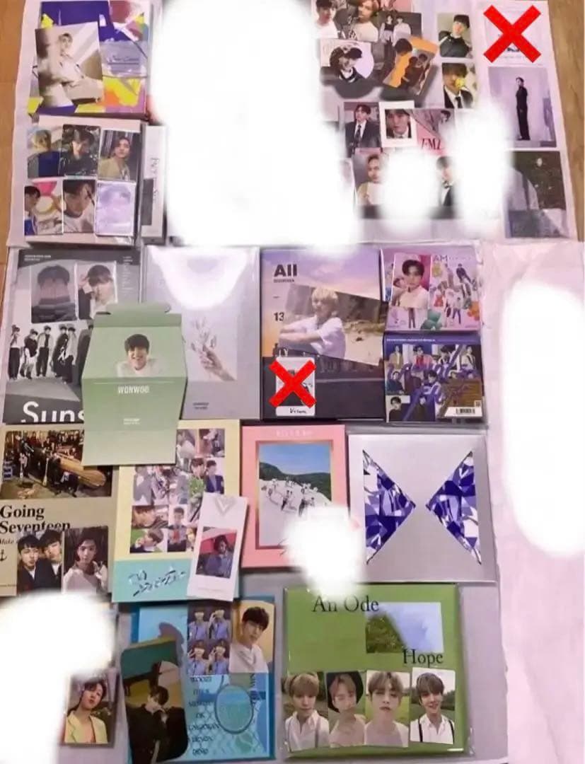 SEVENTEEN アルバム　まとめ売り　セブチ　トレカ　CD ポラロイド