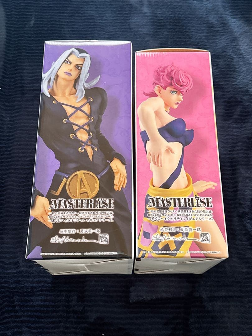 一番くじ　ジョジョの奇妙な冒険　G賞　E賞トリッシュ　アバッキオ