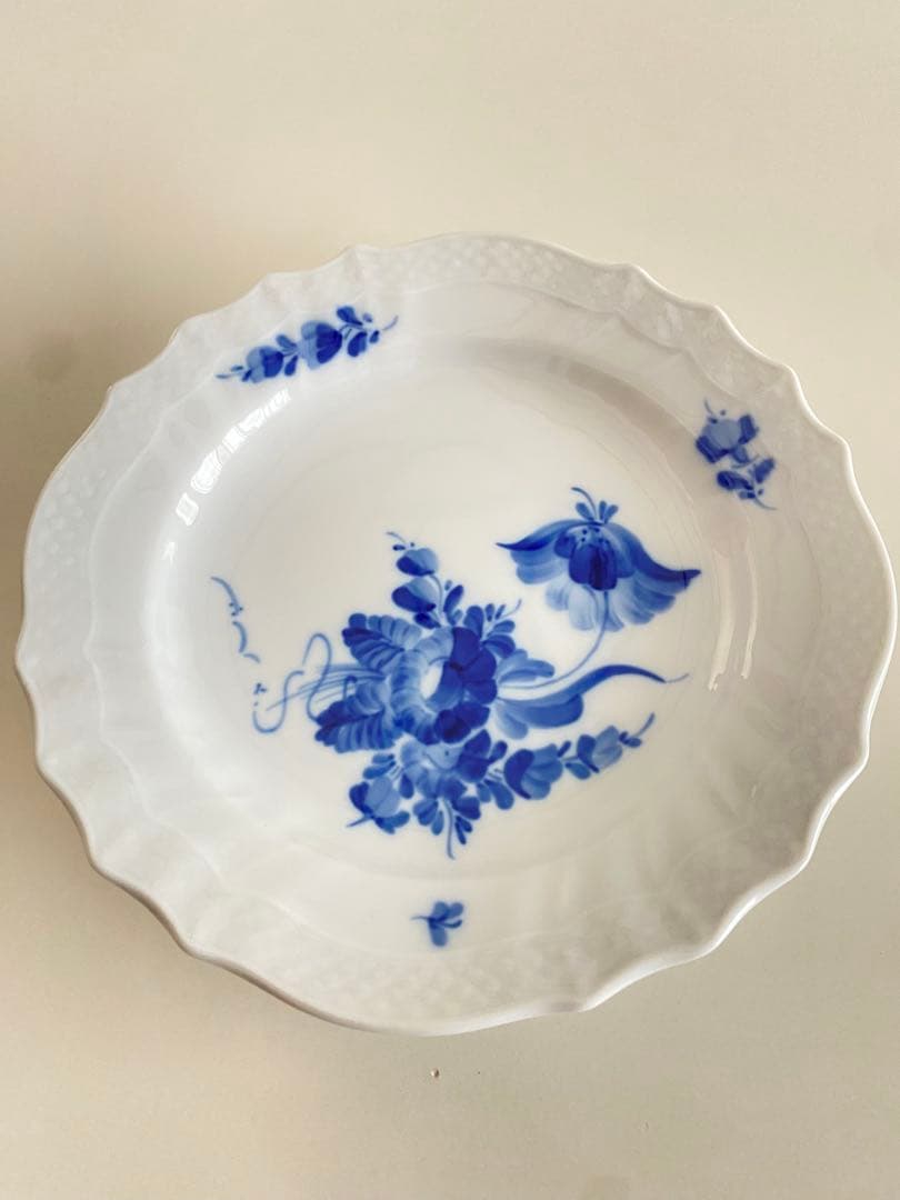 ロイヤルコペンハーゲン ブルーフラワー カーブ プレート 5枚 17.5cm