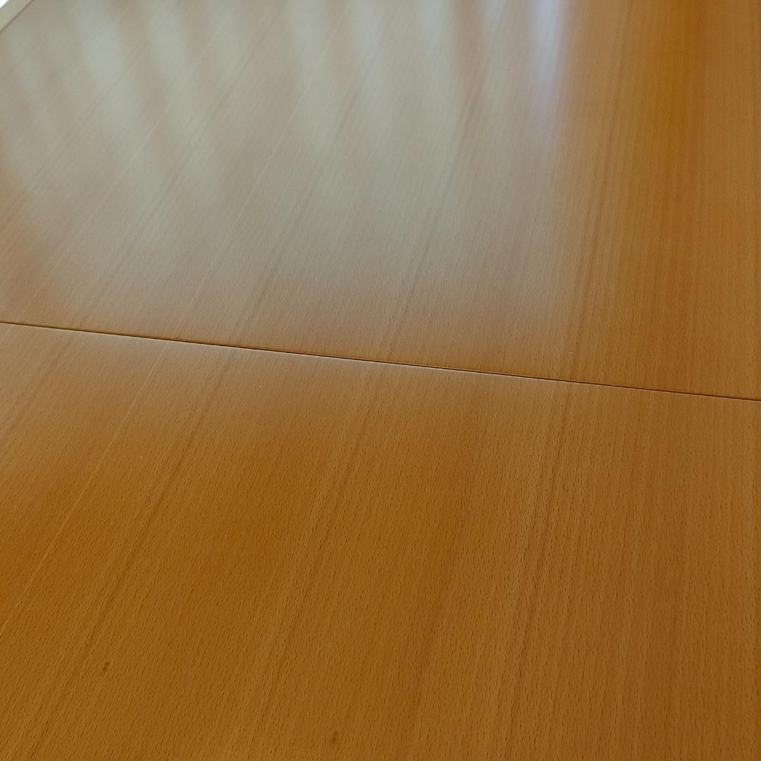 希少　天板回転式　ダイニングテーブル　エクステンションテーブル　ナチュラル