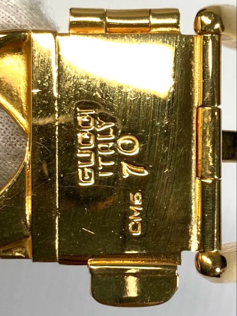 美品　GUCCI グッチ　チェーンベルト　ゴールドカラー