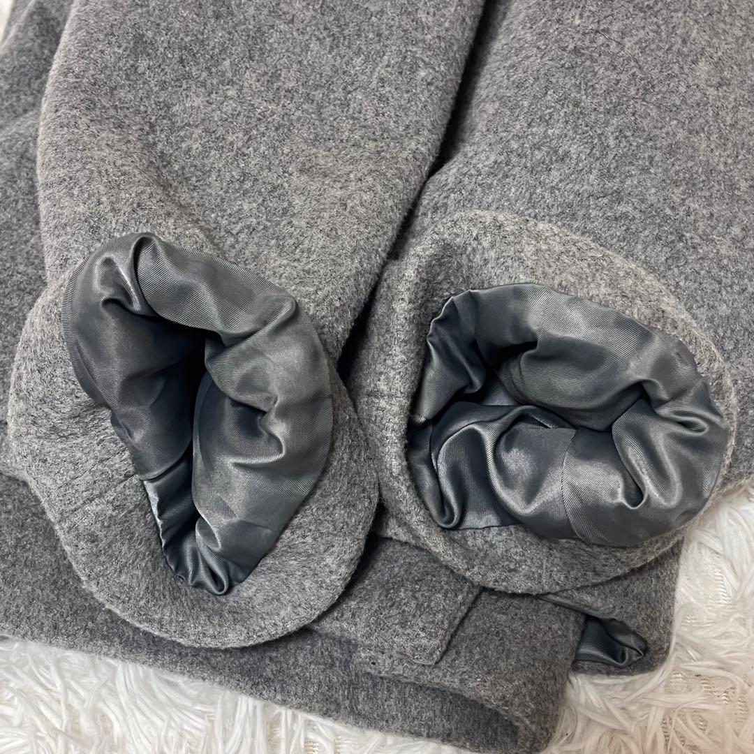 【JOURNAL STANDARD relume】グレー ノーカラー コート M