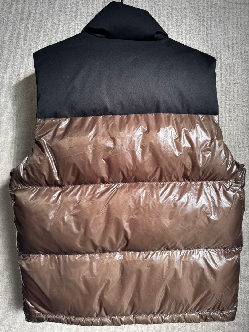 REPLAY リプレイ 中綿ベスト M カーキ×ブラック 定価39,600円