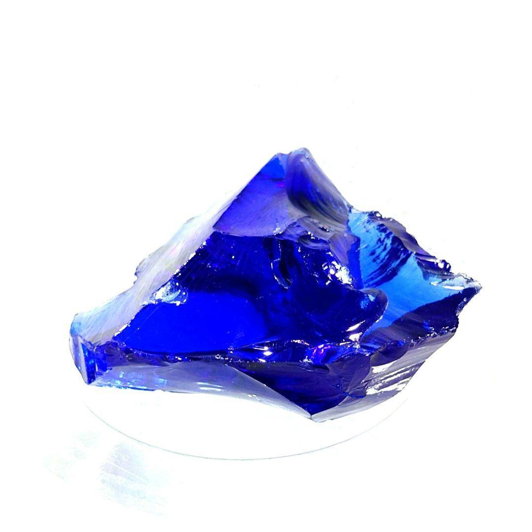 ☆気品ある輝き☆アンダラクリスタル ロイヤルブルー☆天然ガラス