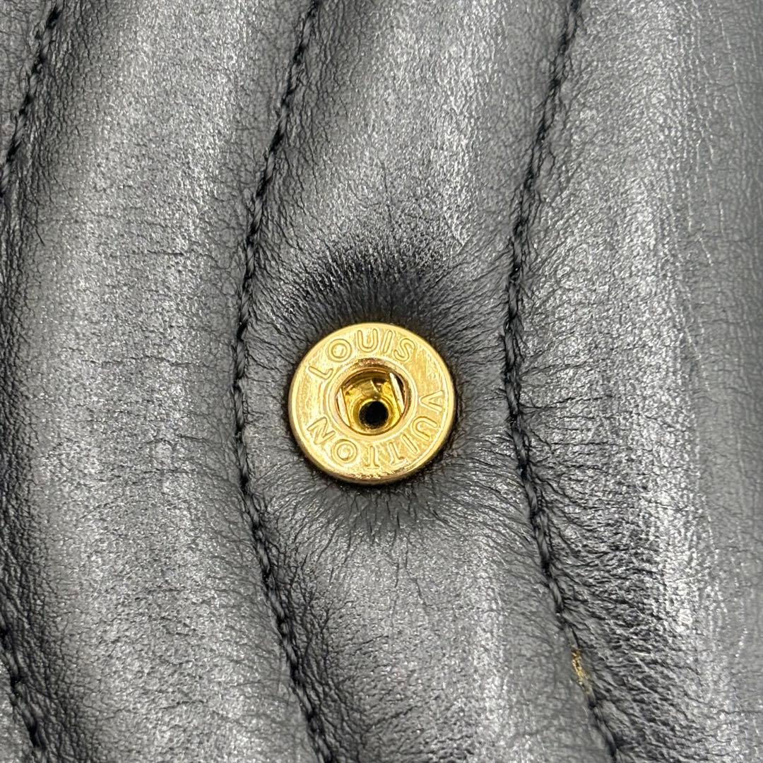 ルイヴィトン ニューウェーブ レザー 長財布　M63298 ブラック