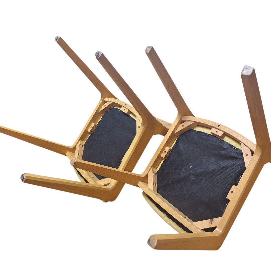 TOYO FURNITURE ダイニングチェア 2脚セット ナチュラル 木製