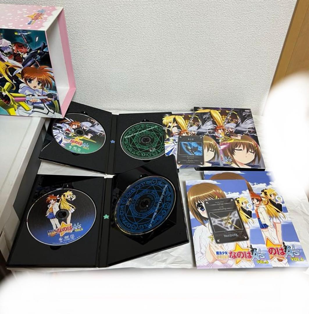 魔法少女リリカルなのはdvd、A's Vol.1〜6 初回限定版セット