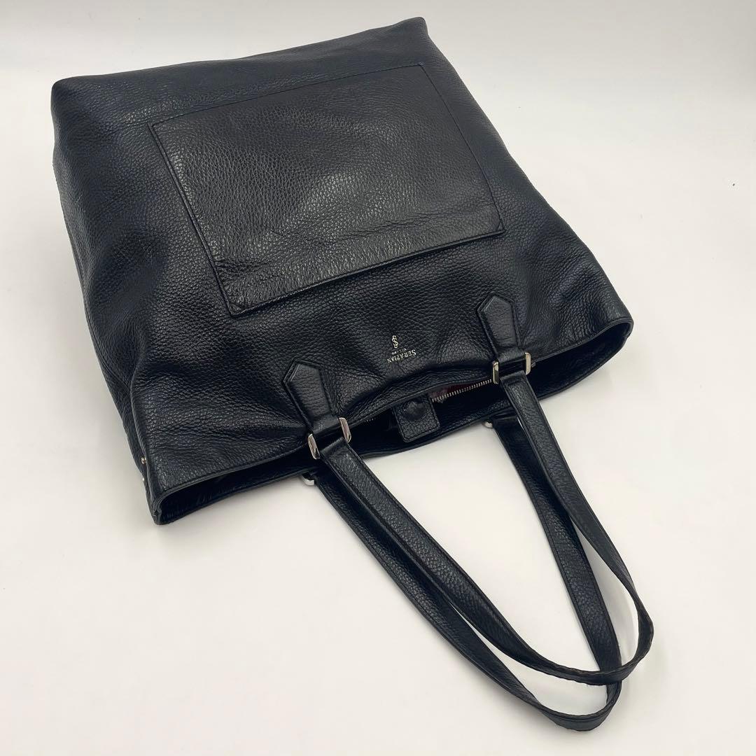 【極上】セラピアン MILANO トートバッグ+クラッチバッグ 肩掛け 大容量